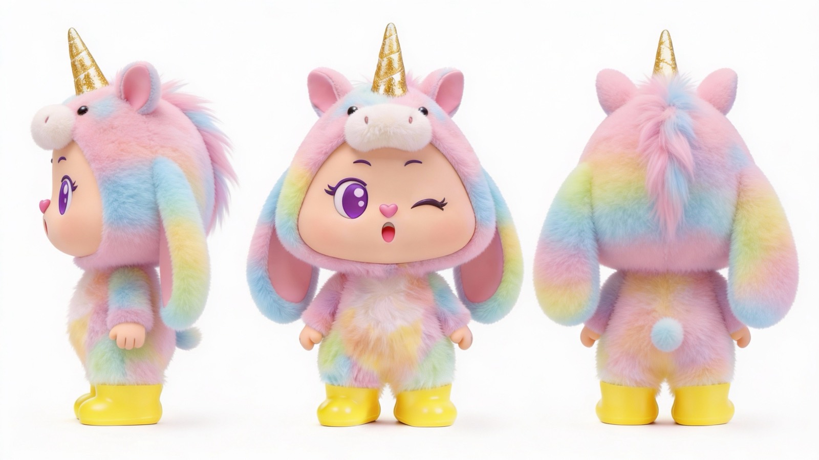 三角兔 abby 三视图